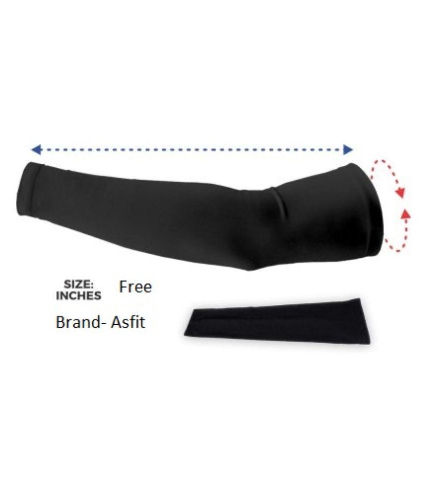 Asfit Black Outdoor Arm Sleeves Buy Asfit Black Outdoor Arm Sleeves