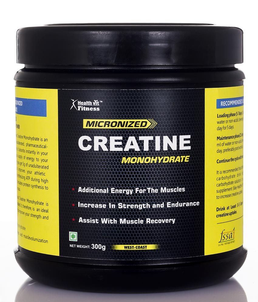 Healthvit Micronized Creatine Powder 300 g Unflavored available at ...