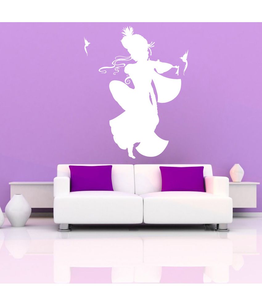     			Decor Villa Dancing Girl PVC Wall Stickers