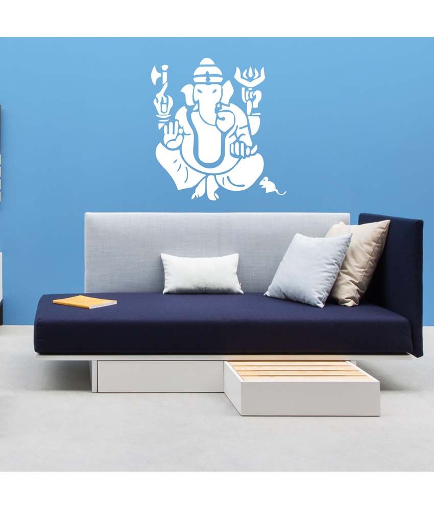     			Decor Villa Shri Ganesh Ji PVC Wall Stickers