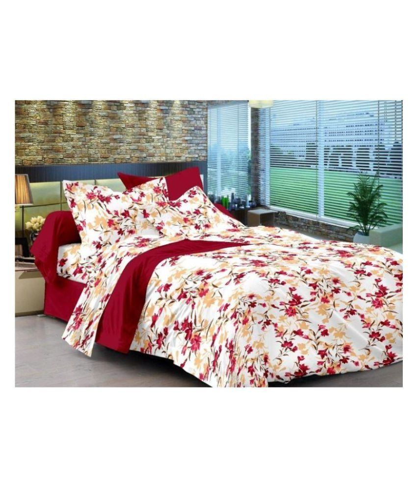 Ahmedabad Cotton King Cotton Floral Bed Sheet Buy Ahmedabad Cotton