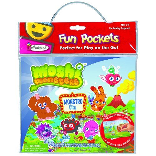 Moshi Monsters Colorforms Fun Pocket - Buy Moshi Monsters Colorforms ...