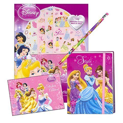 Disney Princess Diary With Stickers And Pencil Boxed Set ~ Cinderella ...