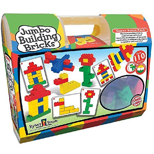 Small World Toys Jumbo Building Bricks (110-Piece) - Buy Small World ...