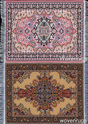 Beautiful Dollshouse Dolls House  Miniature Woven Turkish Carpet 4" x 6" 