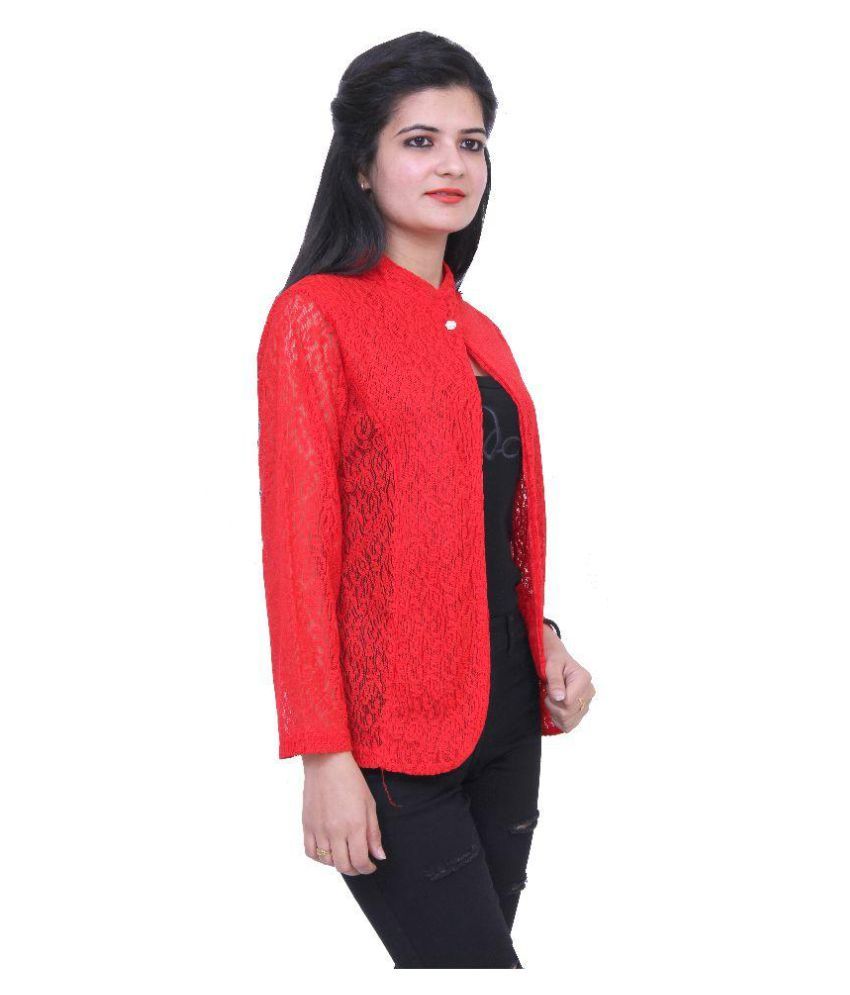 Buy D'lyric Red Net Shrugs Online at Best Prices in India Snapdeal