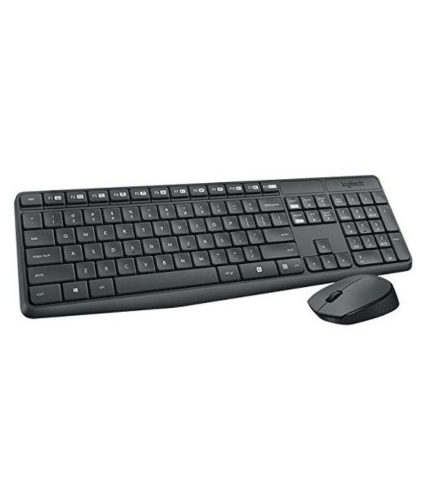     			Logitech Mk235 Black Wireless Keyboard Mouse Combo