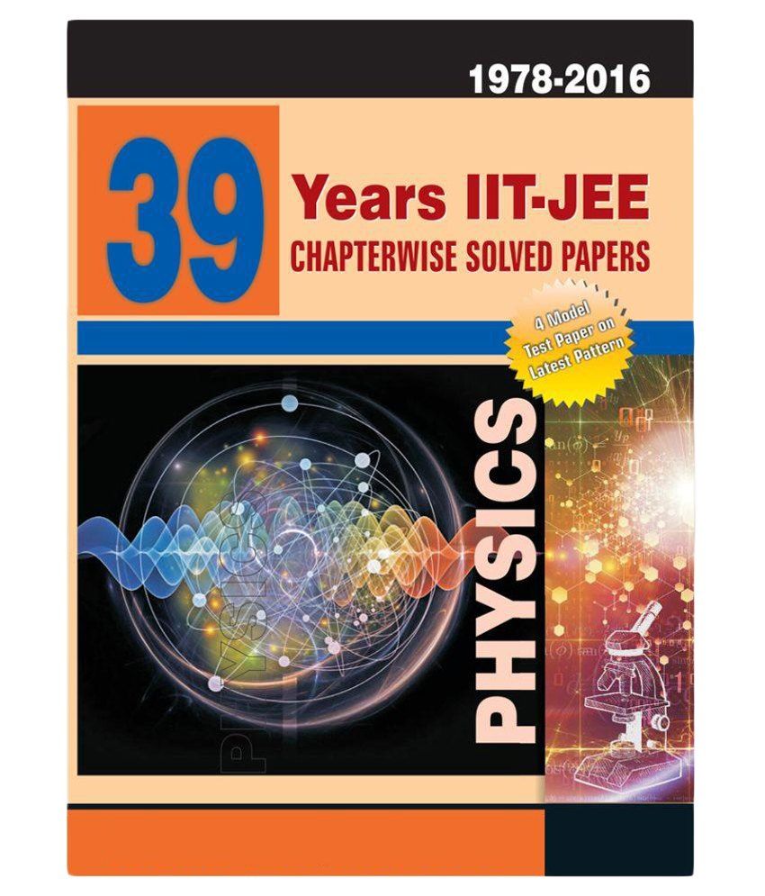 Years Iit Jee Physics Chapter Wise Solved Papers Physics Formulae Book Buy