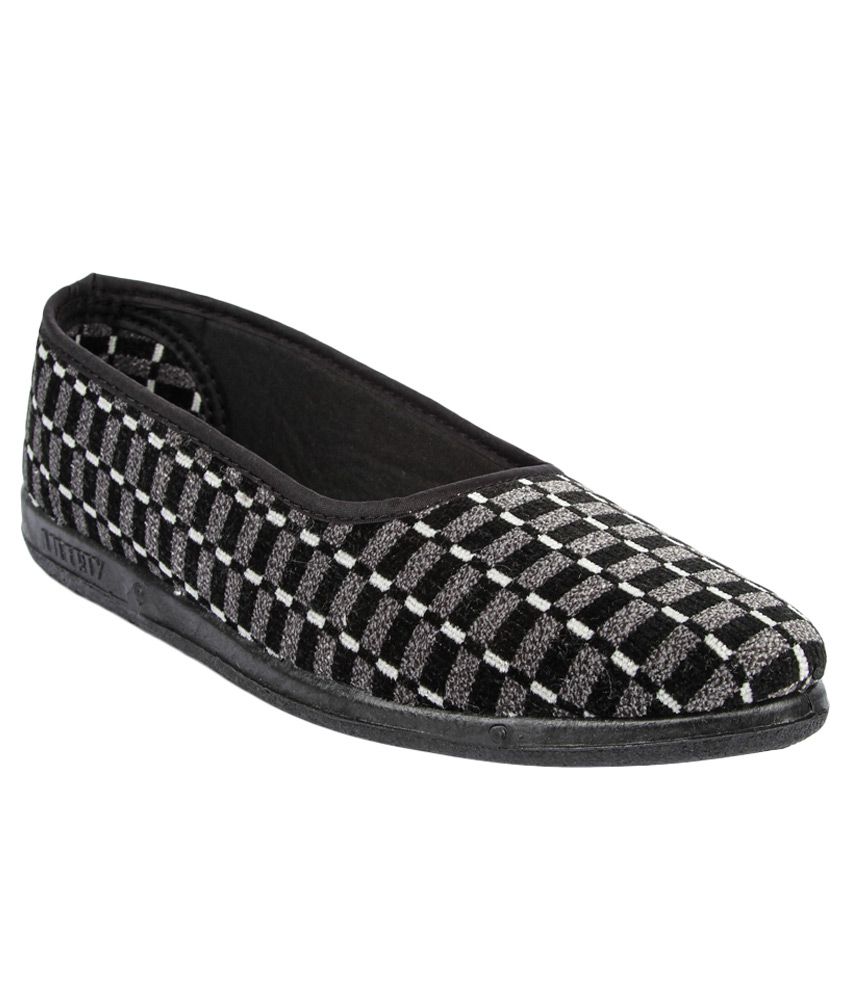     			Gliders By Liberty Spl.Belly Black Ballerina For Ladies