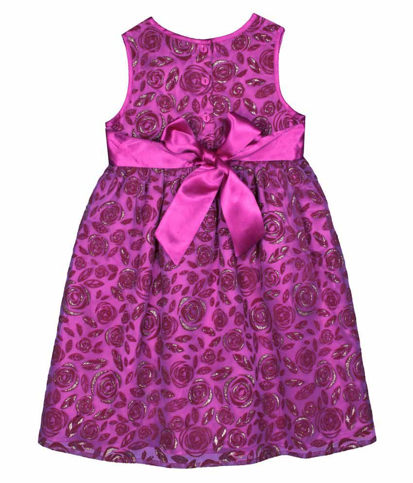 Shoppertree Purple Frock - Buy Shoppertree Purple Frock Online at Low ...