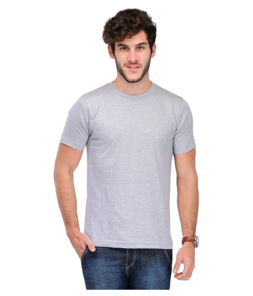 Calibro Grey Round T-Shirt - Buy Calibro Grey Round T-Shirt Online at ...