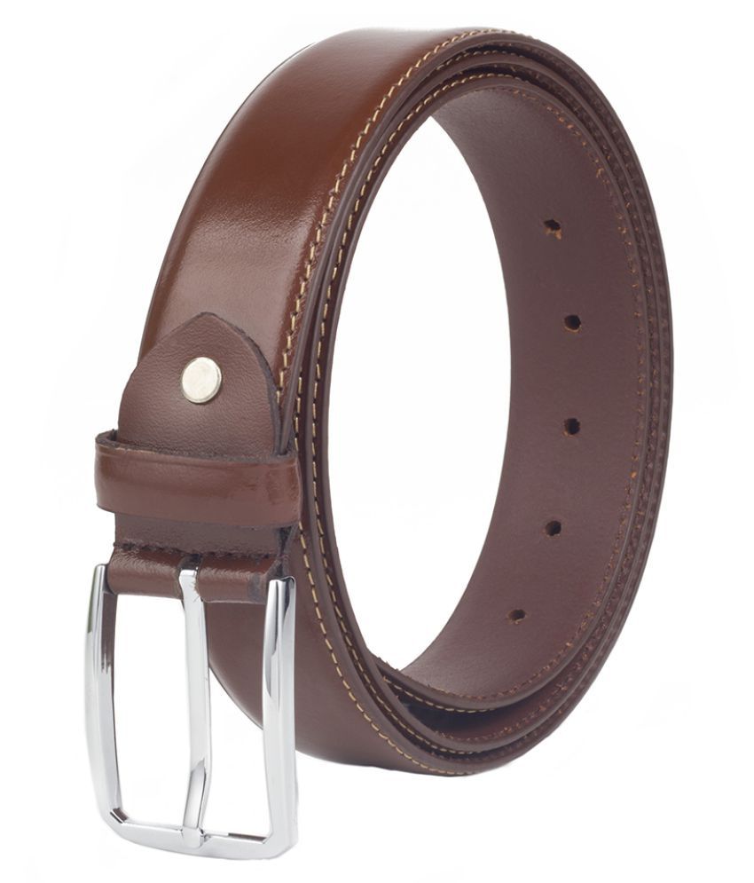 Chisel Brown Leather Casual Belts: Buy Online at Low Price in India ...