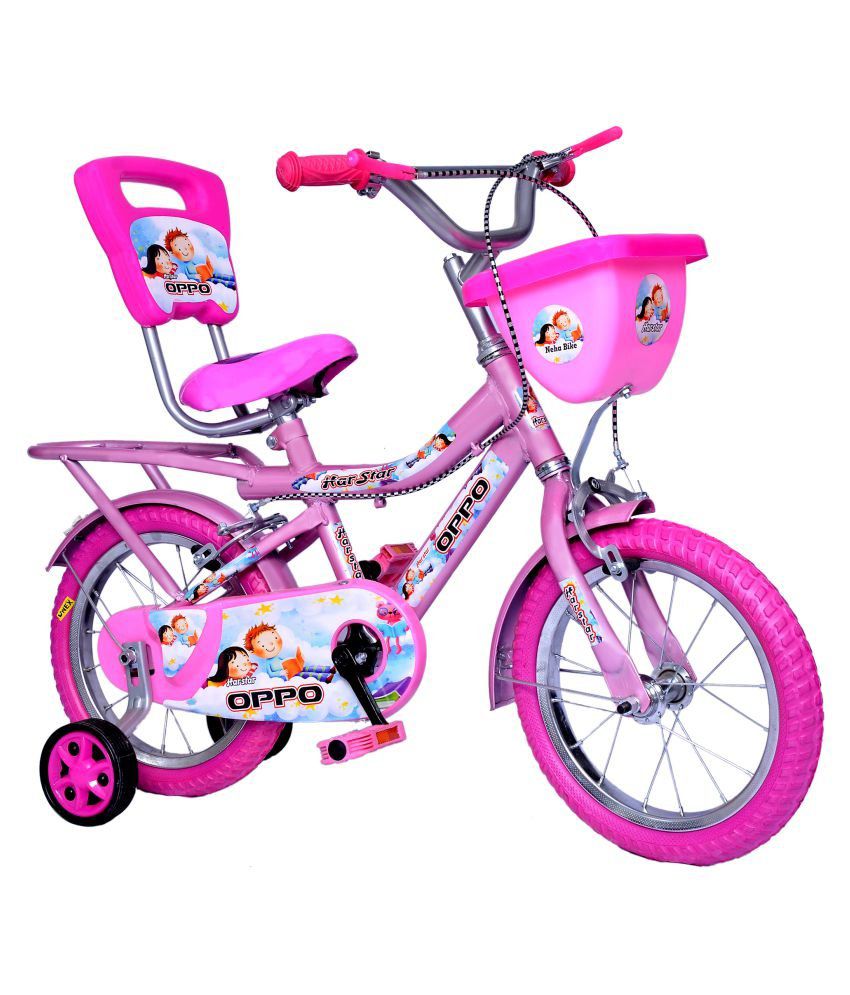 a pink bike