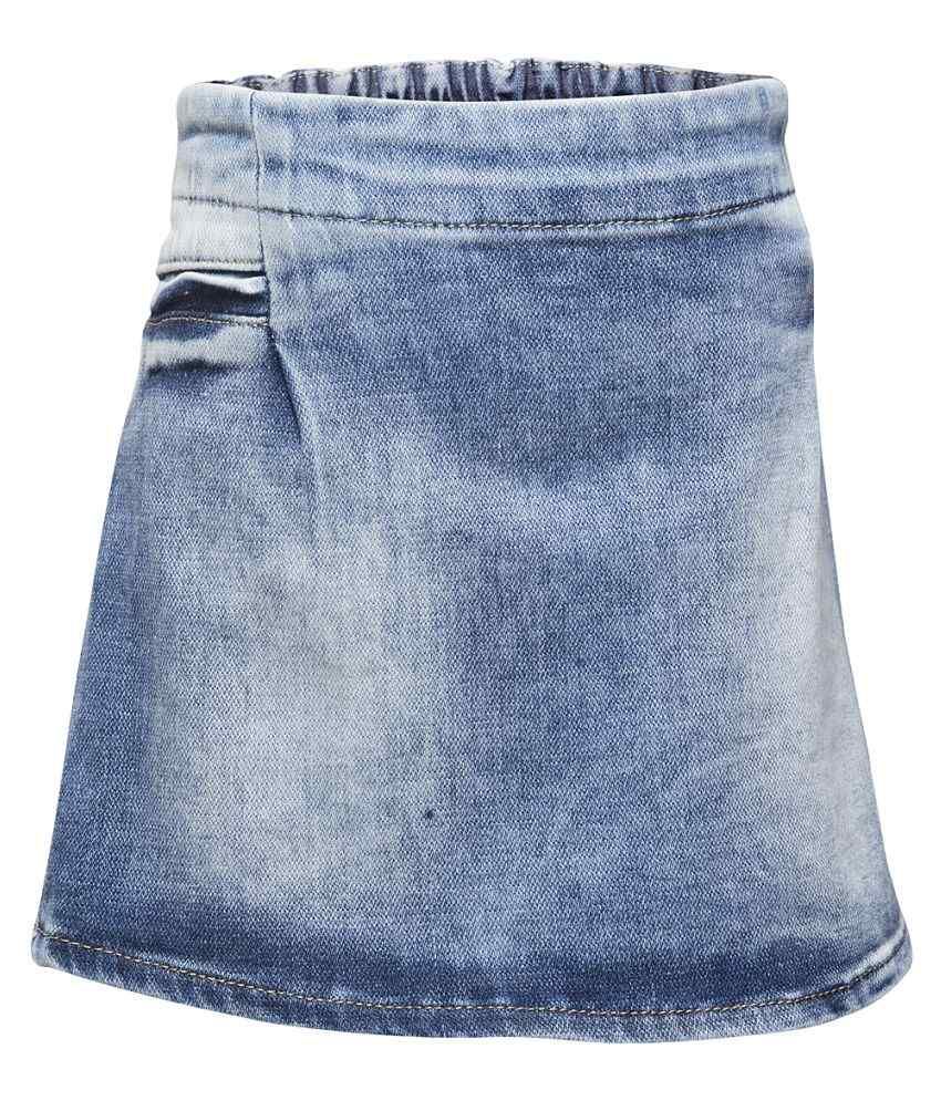 Western Basics Blue Denim Shorts - Buy Western Basics Blue Denim Shorts ...