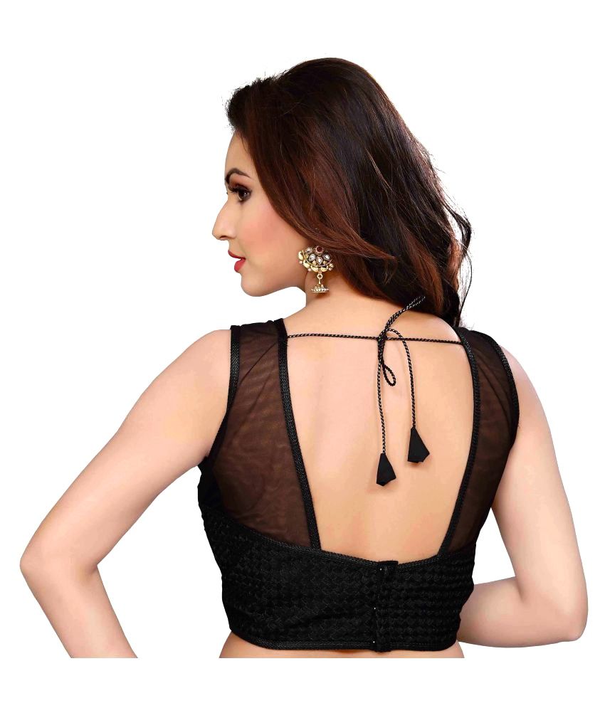 v shaped blouse design