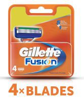 Gillette Fusion Manual Shaving Razor Blades (Cartridge) 4s pack