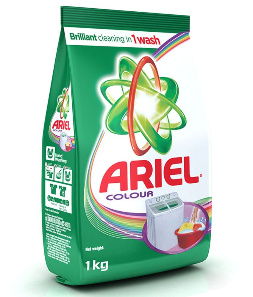 Ariel Colour Washing Detergent Powder 1 kg Pack Buy Ariel