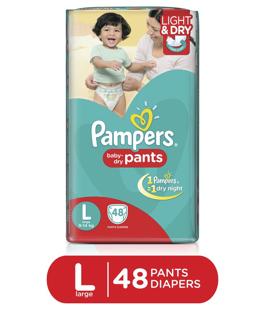 pamper pants large best price