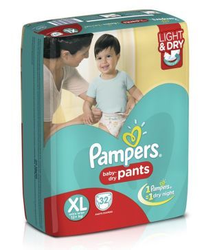 snapdeal pampers pants large