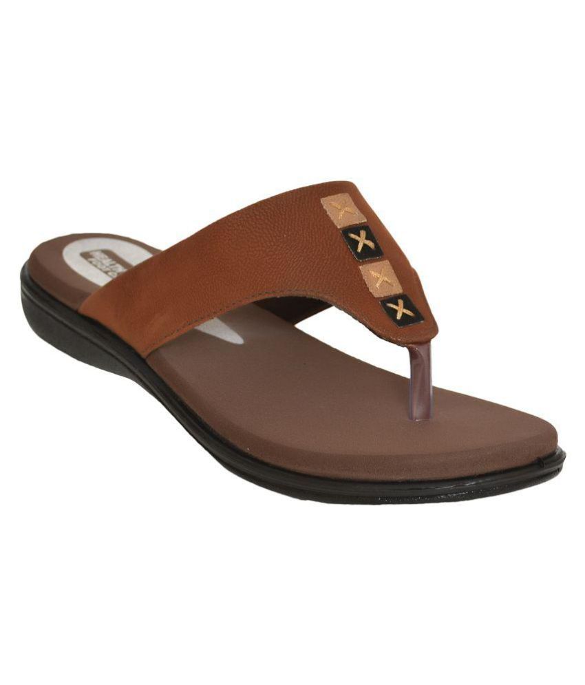 Health Fit Brown Slippers Price in India- Buy Health Fit Brown Slippers Online at Snapdeal