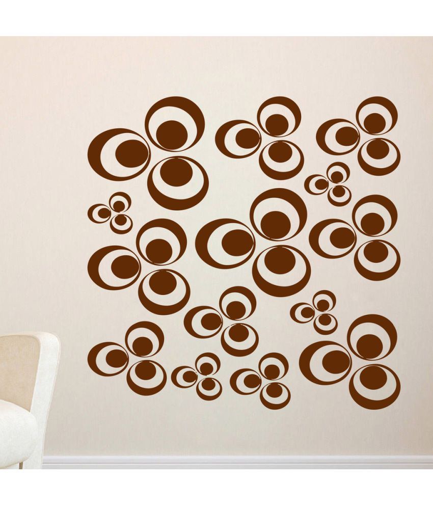     			Decor Villa Round Round PVC Wall Stickers