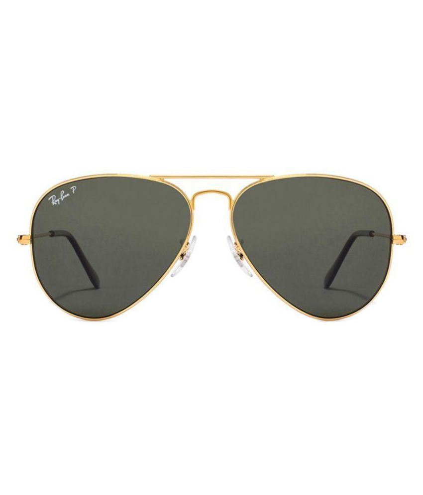 Buy Ray-Ban Green Aviator Sunglasses 