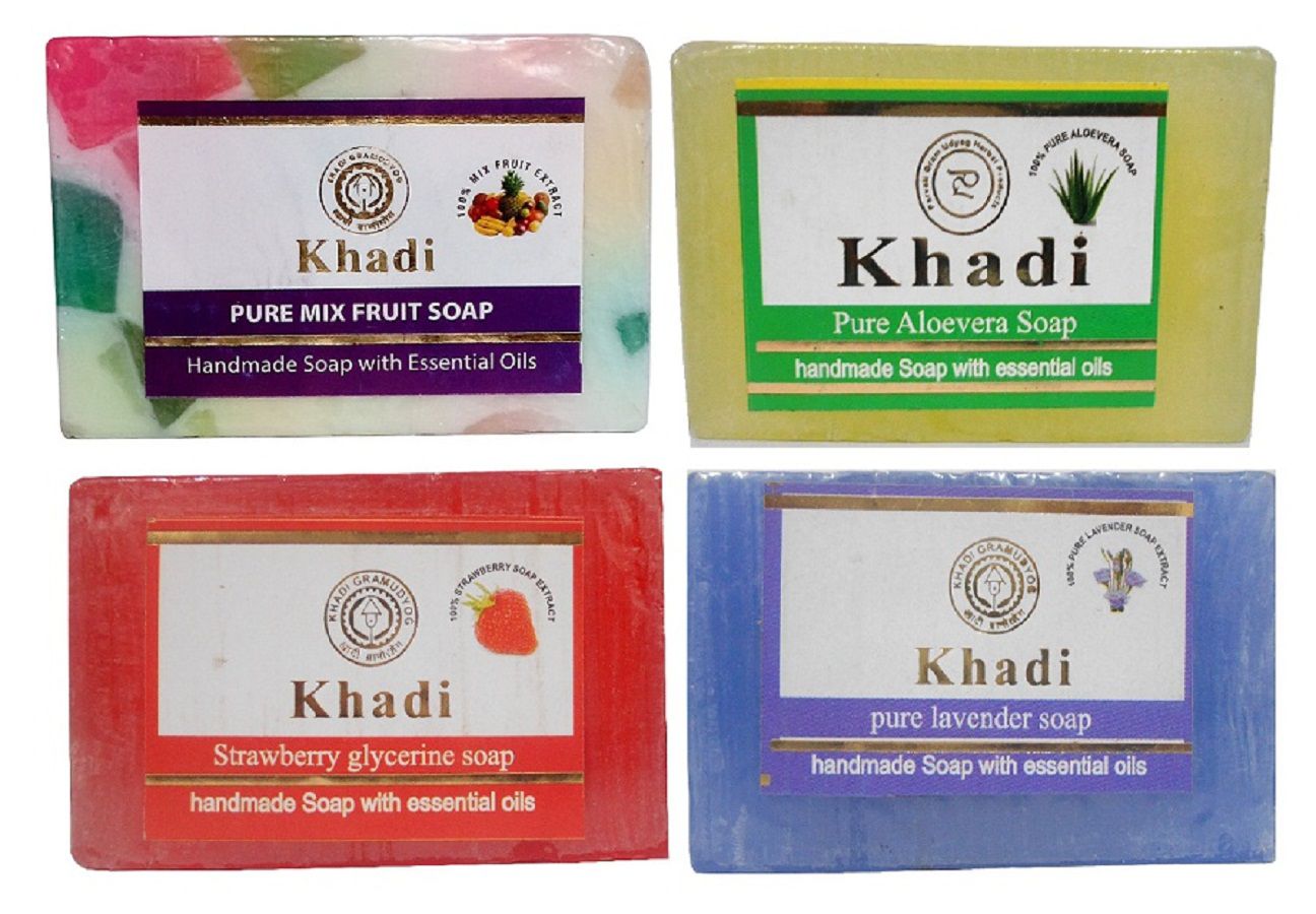     			Khadi Herbal Soap 125 gm Pack of 4