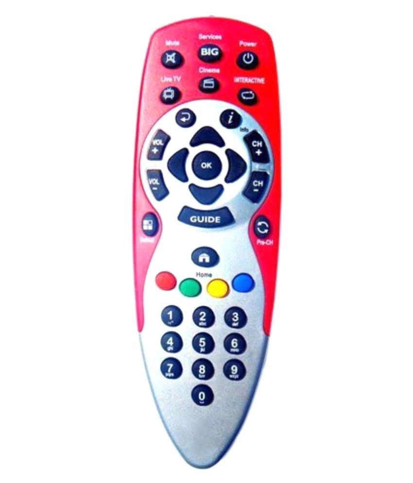     			Fox Micro Big Tv Remote DTH Remote Compatible with Reliance Big Tv