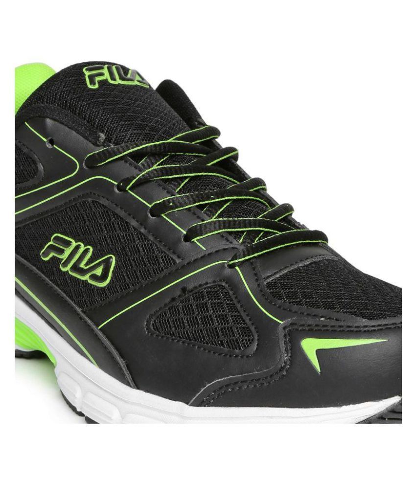 Fila Black Running Shoes - Buy Fila Black Running Shoes Online at Best ...