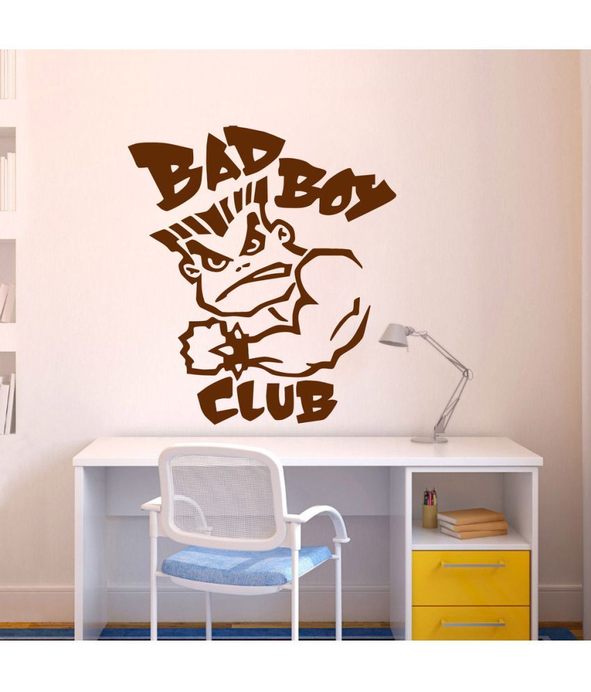     			Decor Villa Bad Boy Club PVC Wall Stickers