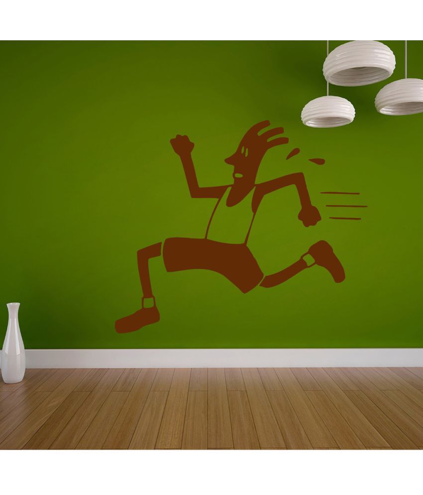     			Decor Villa Running Boy PVC Wall Stickers