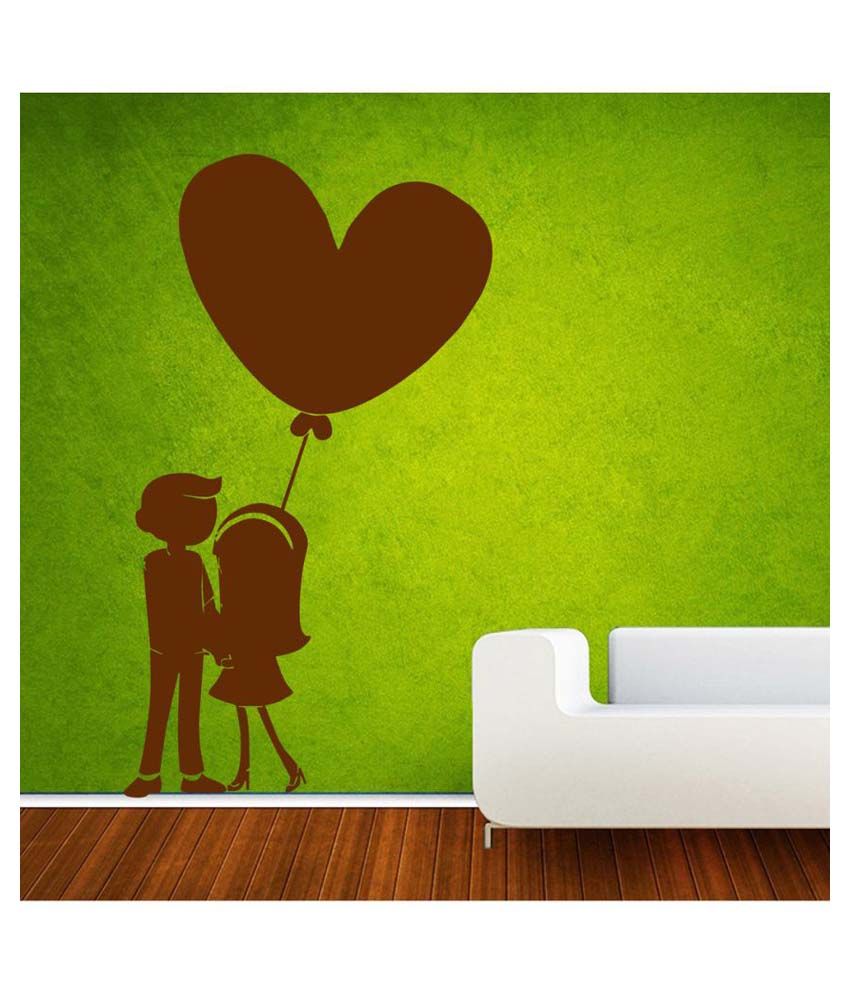     			Decor Villa I Love U PVC Wall Stickers