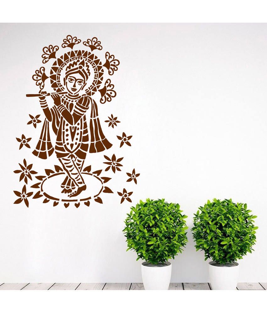     			Decor Villa Shree Krishan Ji PVC Wall Stickers