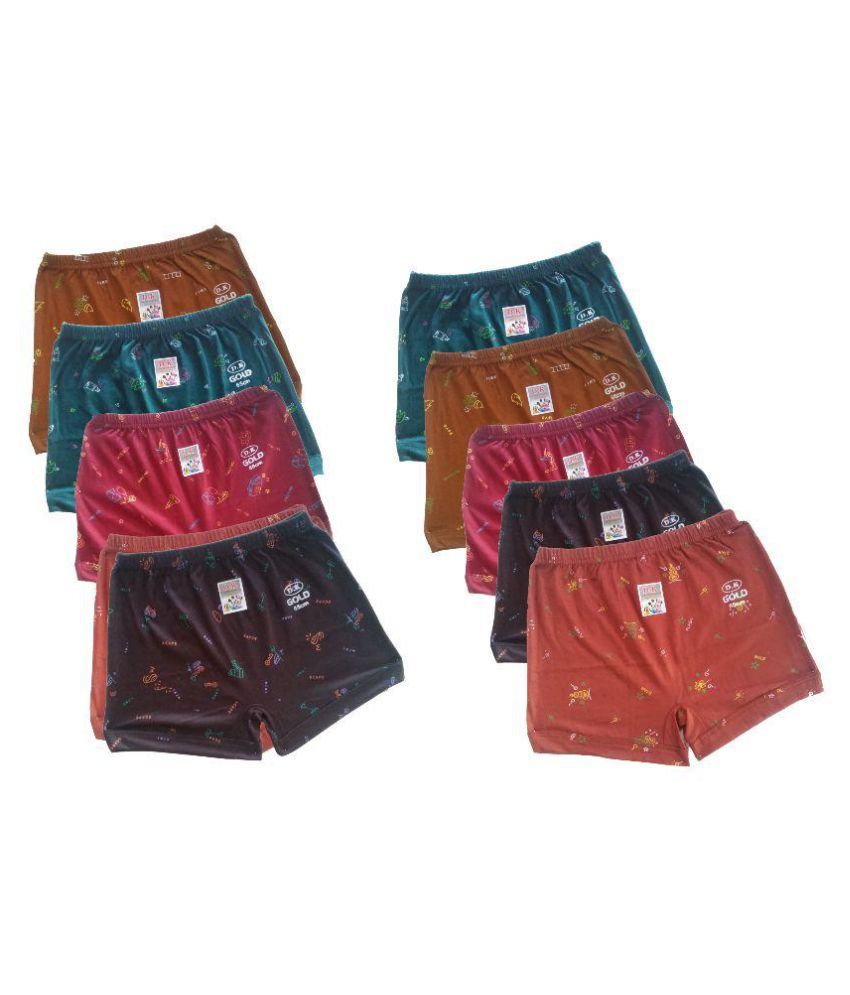     			DK Multicolor Cotton Innerwear - Pack of 10