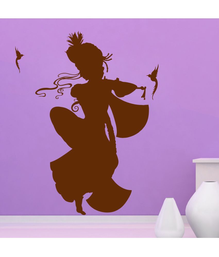     			Decor Villa Dancing Girl PVC Wall Stickers