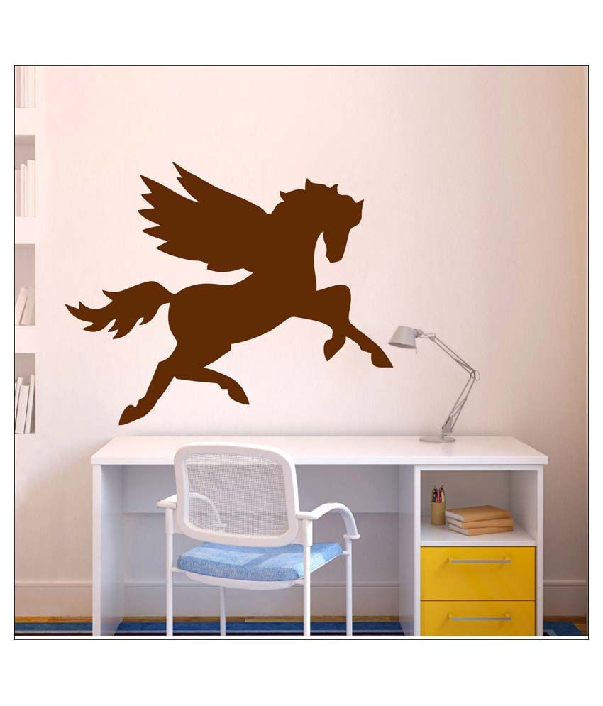     			Decor Villa Flying Horse PVC Wall Stickers