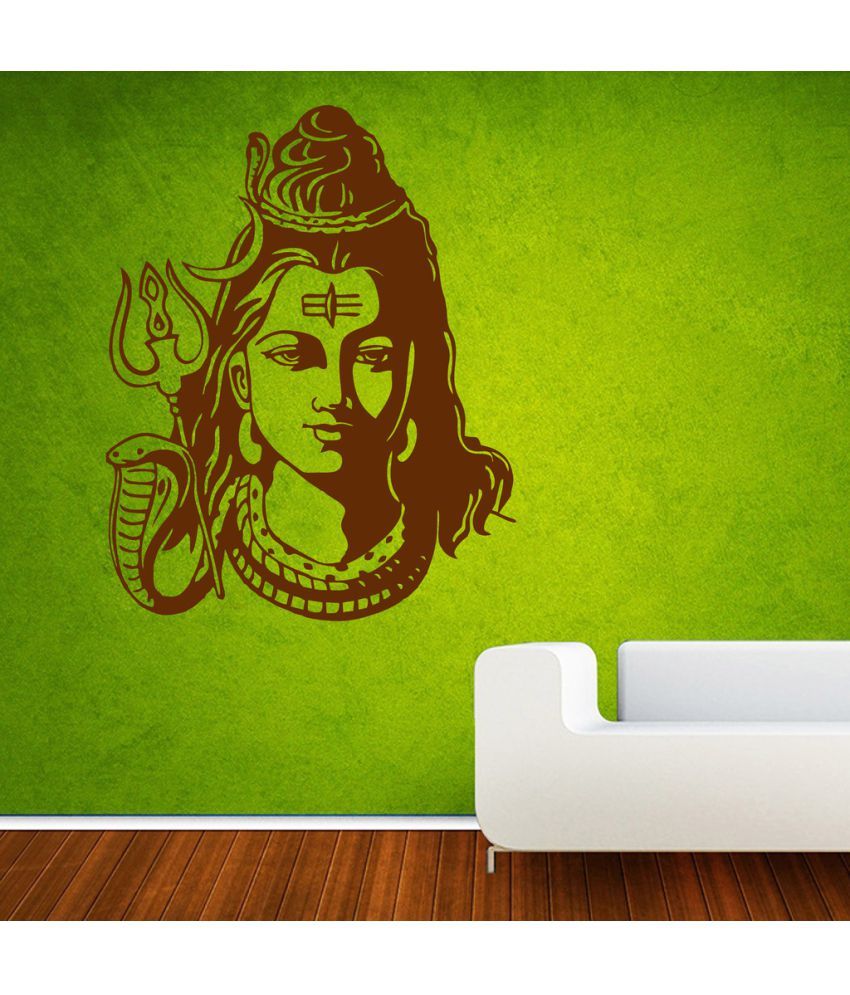     			Decor Villa Shiv Ji PVC Wall Stickers