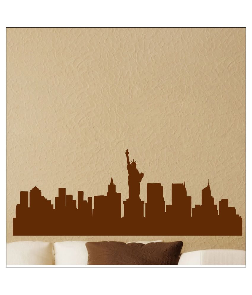     			Decor Villa Welcome To New York PVC Wall Stickers