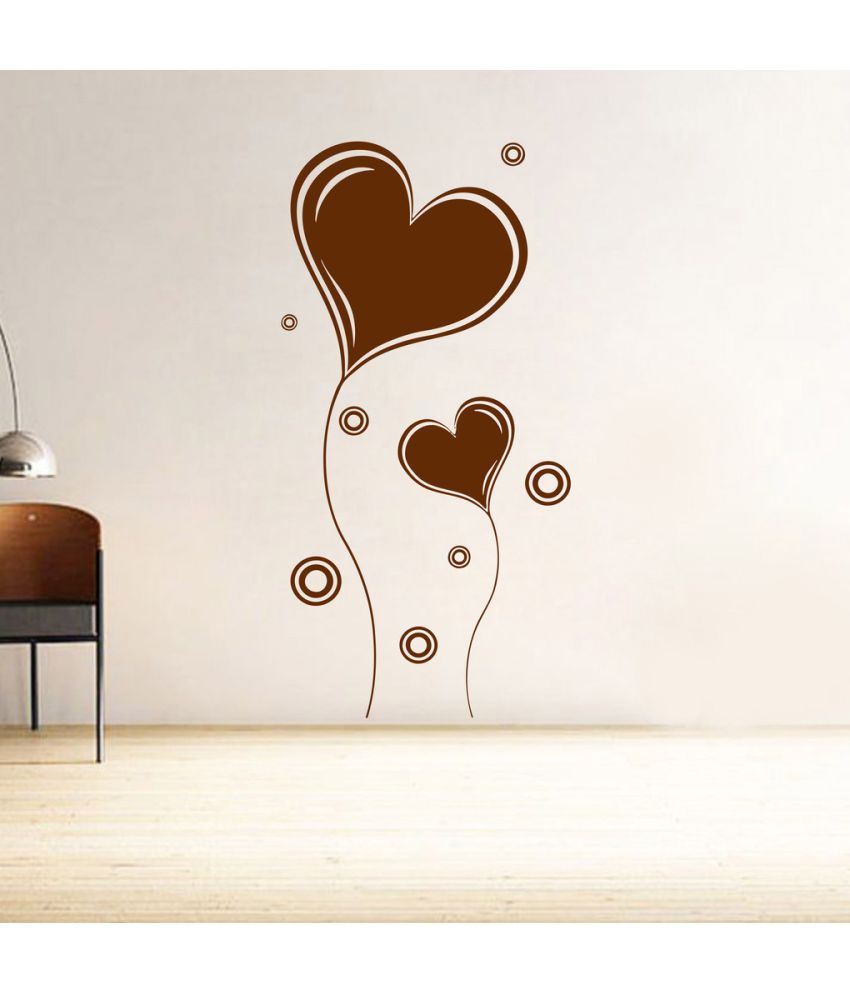     			Decor Villa Flying Heart In The Air PVC Wall Stickers