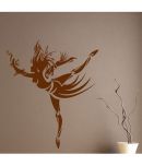 Decor Villa Fire Girl PVC Wall Stickers