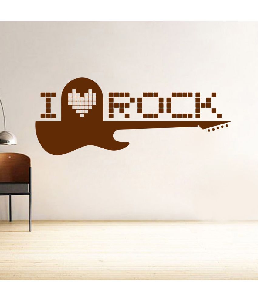     			Decor Villa Love Rock PVC Wall Stickers