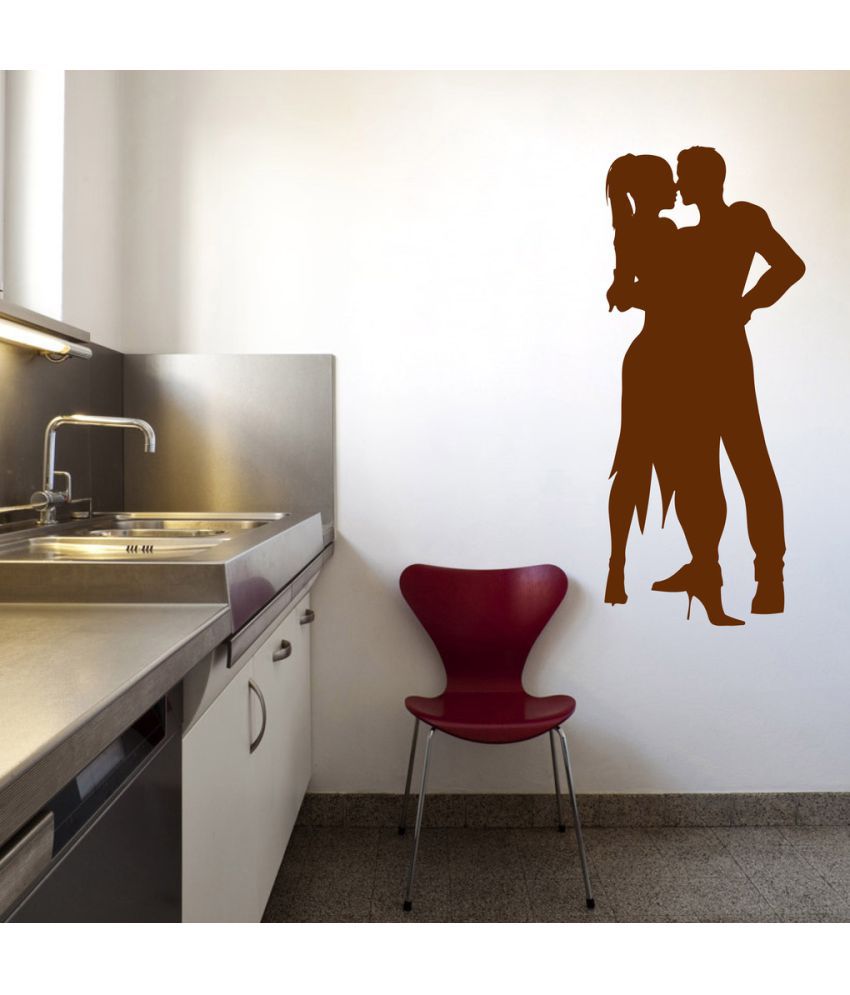     			Decor Villa Love Tango Dance PVC Wall Stickers