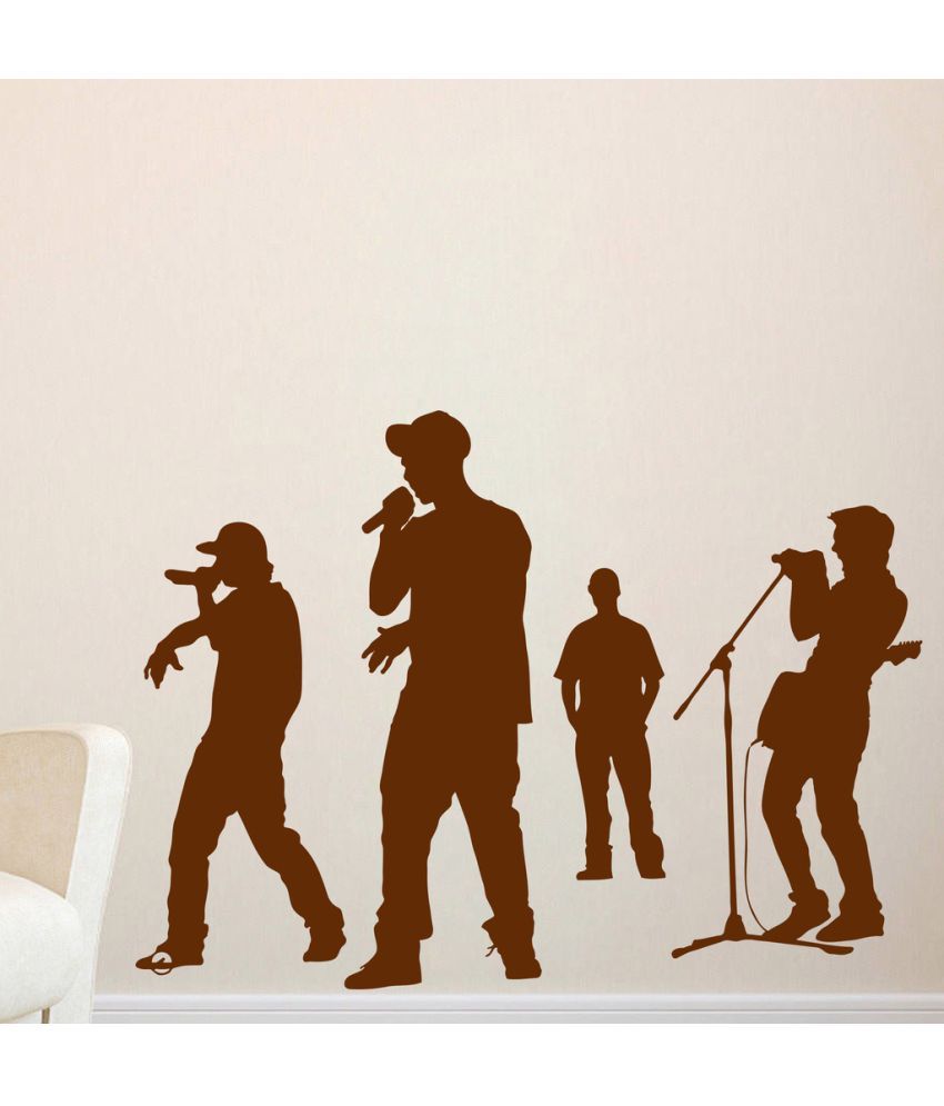     			Decor Villa Rock Band Group PVC Wall Stickers