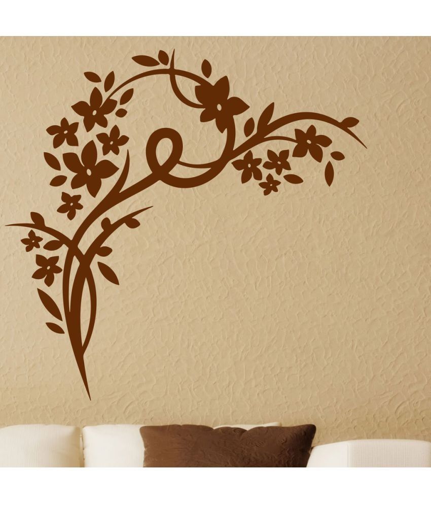     			Decor Villa Cute Flower PVC Wall Stickers