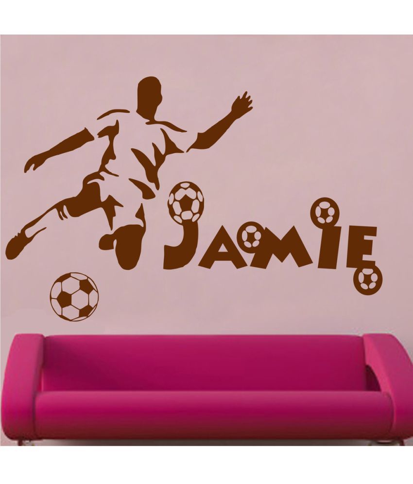     			Decor Villa Football PVC Wall Stickers