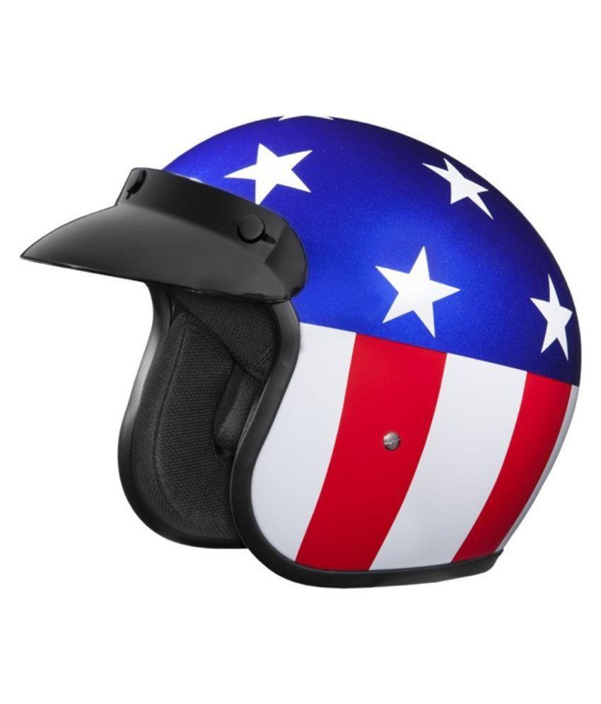 Studds Jetstar - Open Face Helmet Blue 
