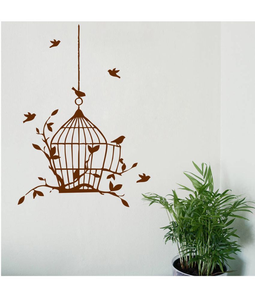     			Decor Villa Fly Bird PVC Wall Stickers