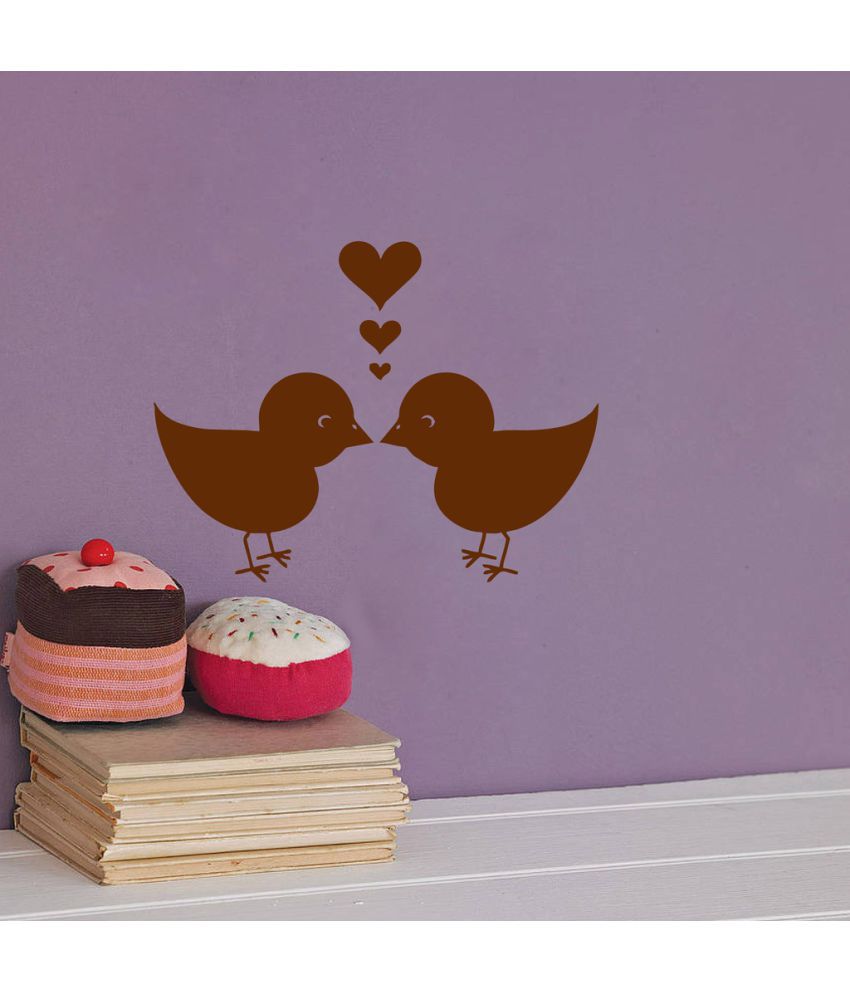     			Decor Villa Love Bird PVC Wall Stickers