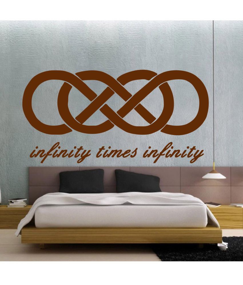     			Decor Villa Infinity Time PVC Wall Stickers