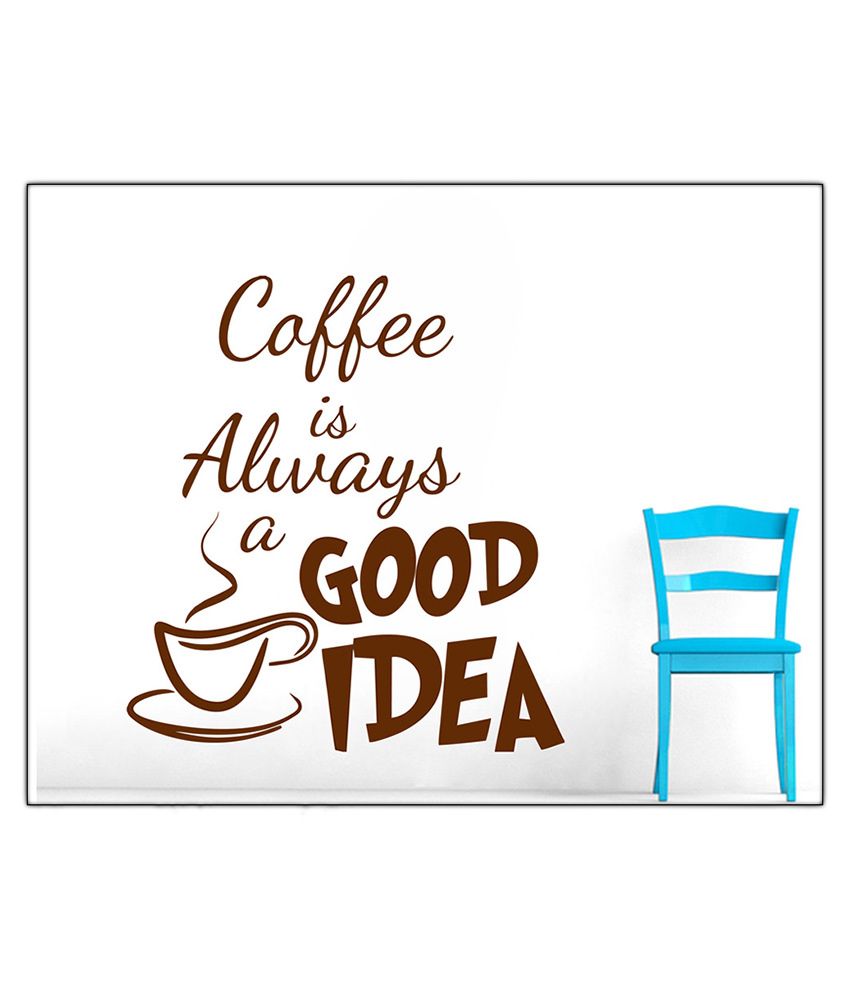     			Decor Villa Coffee Is Always PVC Wall Stickers